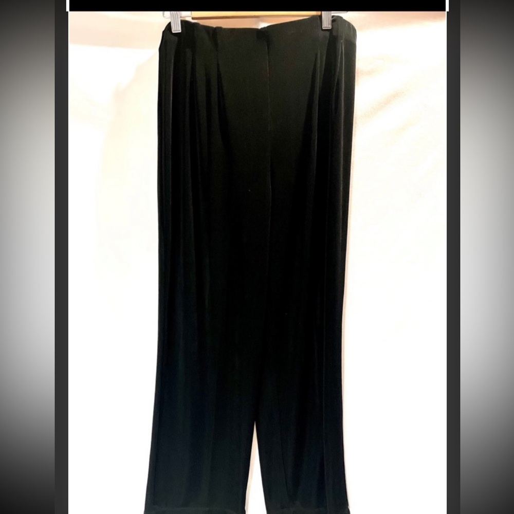 Chico's Travelers Pull-On Black Palazzo Pants Size Large